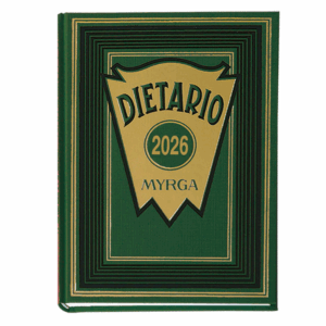 Dietario Myrga Cuarto Verde 2026
