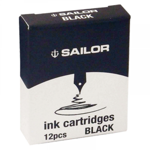 Cartuchos Estilográfica Sailor Jentle Ink negro