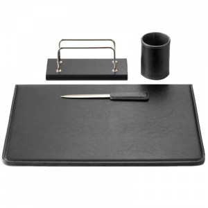 Juego de escribanía Shadow negro