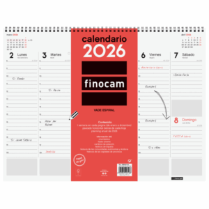 Vade Semanal Espiral Finocam 2026