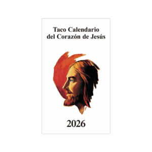Taco Calendario clásico Corazón de Jesús 2026