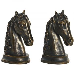 Juego sujetalibros Cabeza de caballo