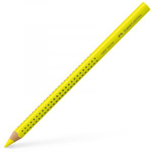Marcador Jumbo Grip amarillo neón Faber-Castell