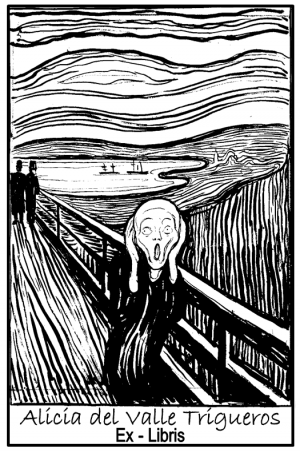 Ex Libris El Grito - Munch