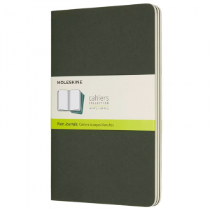 Set 3 Cuadernos flexibles Moleskine Liso 13x21 Negro