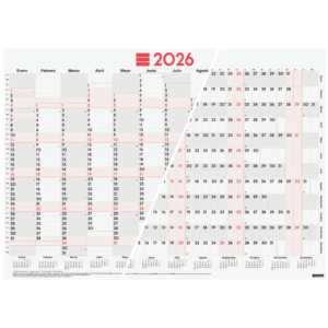 Póster Planificador Anual Mixto 2026