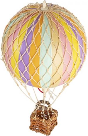 Globo Aerostático Floating the Skies 8cm Ø Arcoiris Pastel
