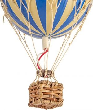 Globo Aerostático Floating the Skies 8cm Ø Azul