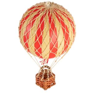 Globo Aerostático Floating the Skies 8cm Ø Rojo