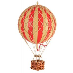 Globo Aerostático Floating the Skies 8cm Ø Rojo