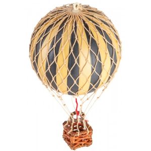 Globo Aerostático Floating the Skies 8cm Ø Negro