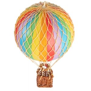 Globo Aerostático Floating the Skies 8cm Ø Arcoiris