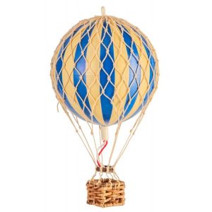 Globo Aerostático Floating the Skies 8cm Ø Azul