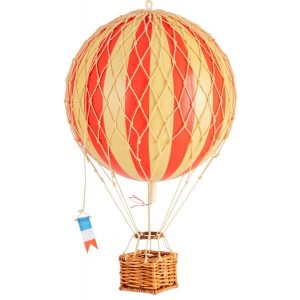 Globo Aerostático Travels Light 18cm Ø Rojo