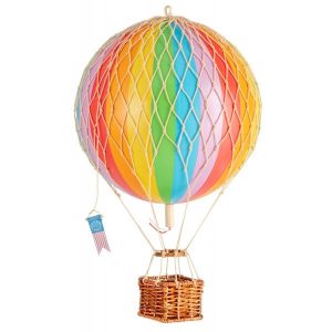 Globo Aerostático Travels Light 18cm Ø Arcoiris