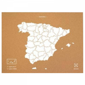 Mapa Corcho Natural España