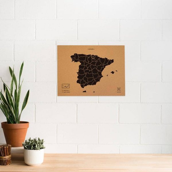 Mapa Corcho Natural España