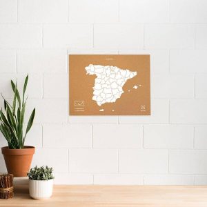 Mapa Corcho Natural España