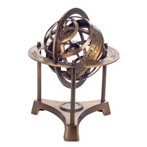 Esfera Armillar con Brújula