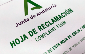 Libro Hojas de Reclamaciones Act. 2022 Junta de Andalucía