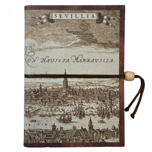 Diario en Piel Sevilla Grabado s. XVII