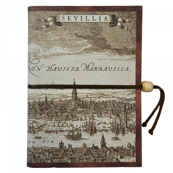 Diario en Piel Sevilla Grabado s. XVII