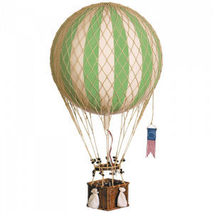 Globo Aerostático Royal Aero 30cm Ø Verde