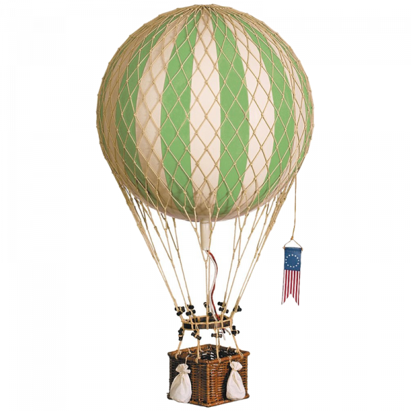 Globo Aerostático Royal Aero 30cm Ø Verde