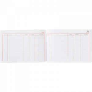 Libro Cuentas Corrientes 4º Apaisado cartoné