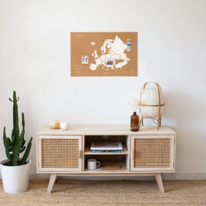 Mapa Corcho Natural Europa