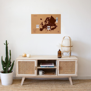 Mapa Corcho Natural Europa