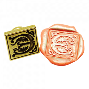 Inicial Gótica E para Lacre