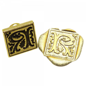 Set Sello Lacre Ca D'Oro con Inicial y Lacre