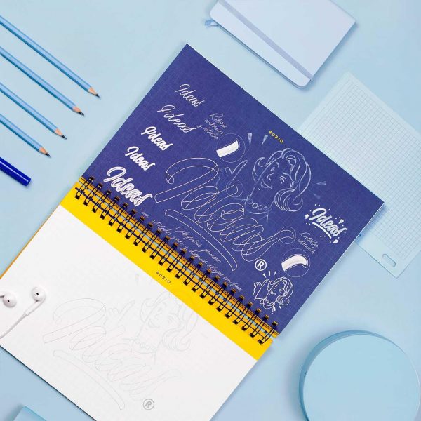Cuaderno de Lettering Paso a Paso Rubio