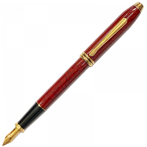 Pluma Estilográfica Cross Townsend laca roja cardenal