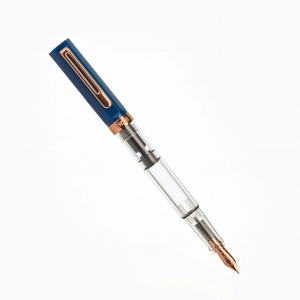 ECO Azul Índigo y Bronce TWSBI Pluma