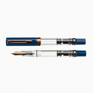 ECO Azul Índigo y Bronce TWSBI Pluma