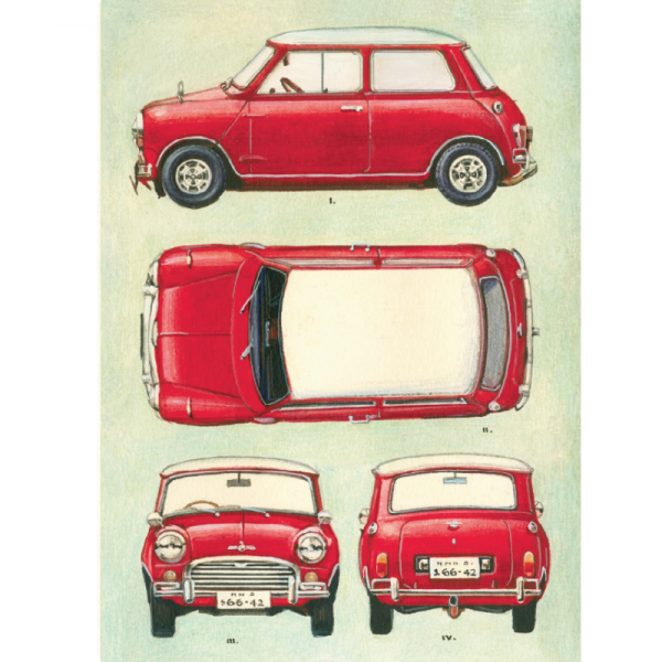 Red Morris Tarjeta Doble + Sobre
