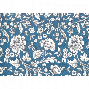 Papel Flores azules