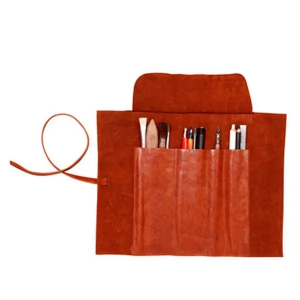 Estuche enrollable en piel