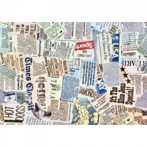 Papel recortables de periódicos
