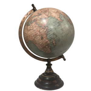 Globo Terráqueo Gris 20 cm Ø