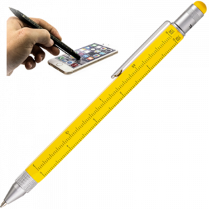 Construction Amarillo Troika Bolígrafo