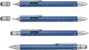 Construction Azul Troika Bolígrafo