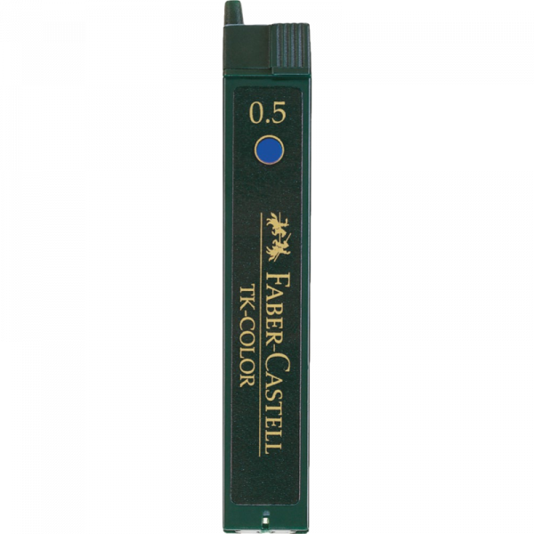 Recambio de minas 0,5 mm azul Faber-Castell