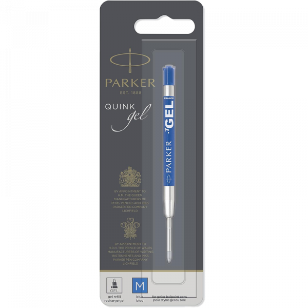 Recambio bolígrafo gel Parker azul