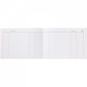 Libro de caja 4º apaisado cartoné