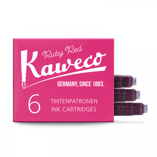 Cartuchos Kaweco rojo rubí