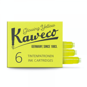Cartuchos Kaweco amarillo fluorescente