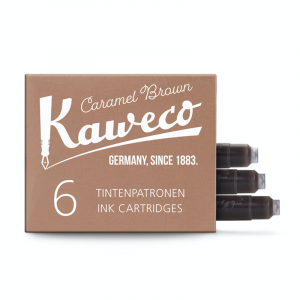 Cartuchos Kaweco marrón caramelo